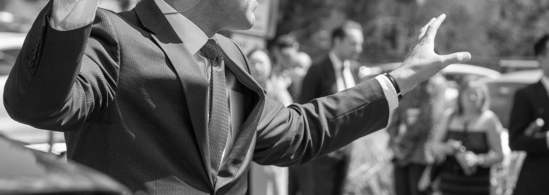 Real estate auction on a Melbourne front lawn