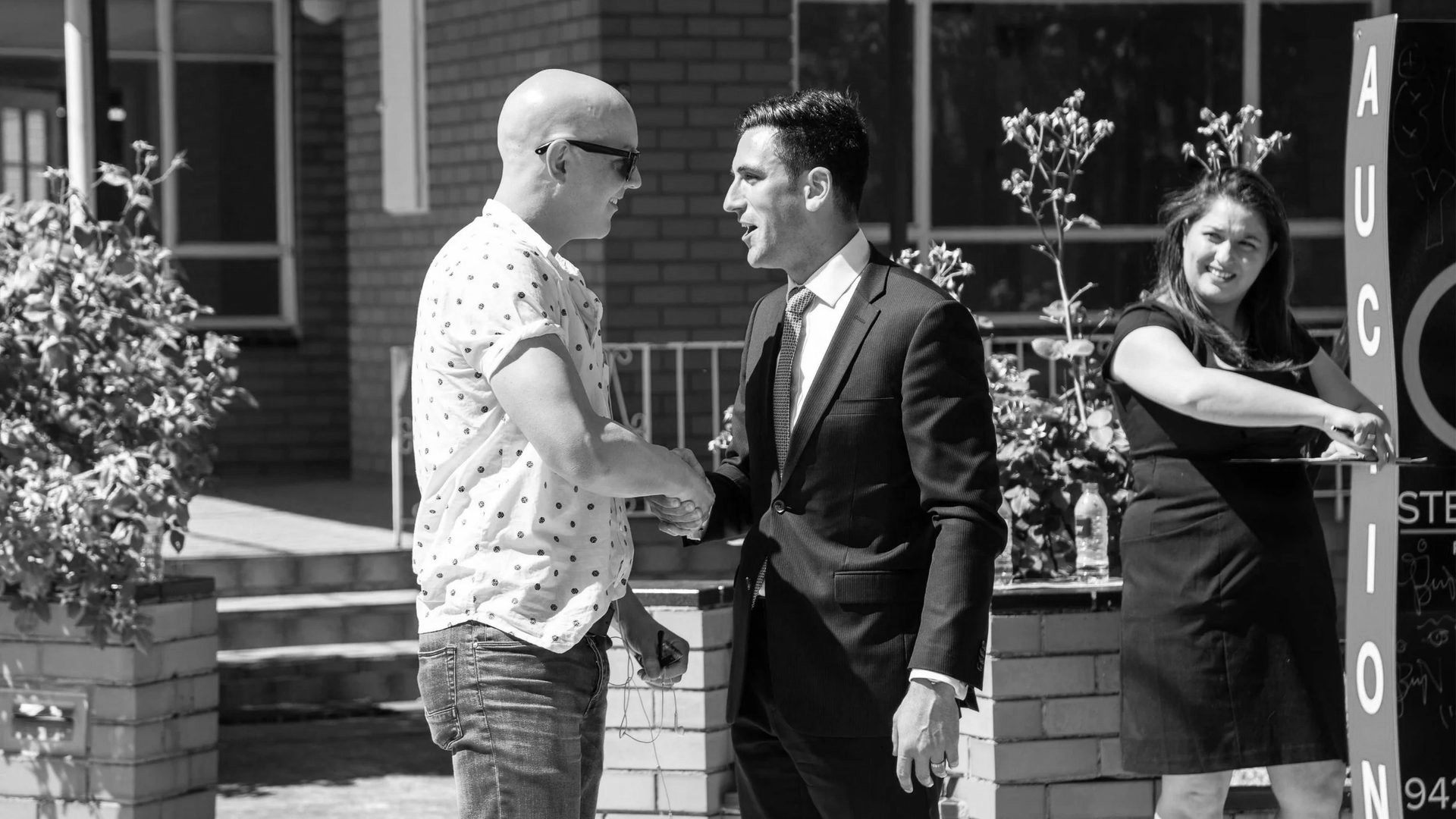 Client testimonials for The Auction Company