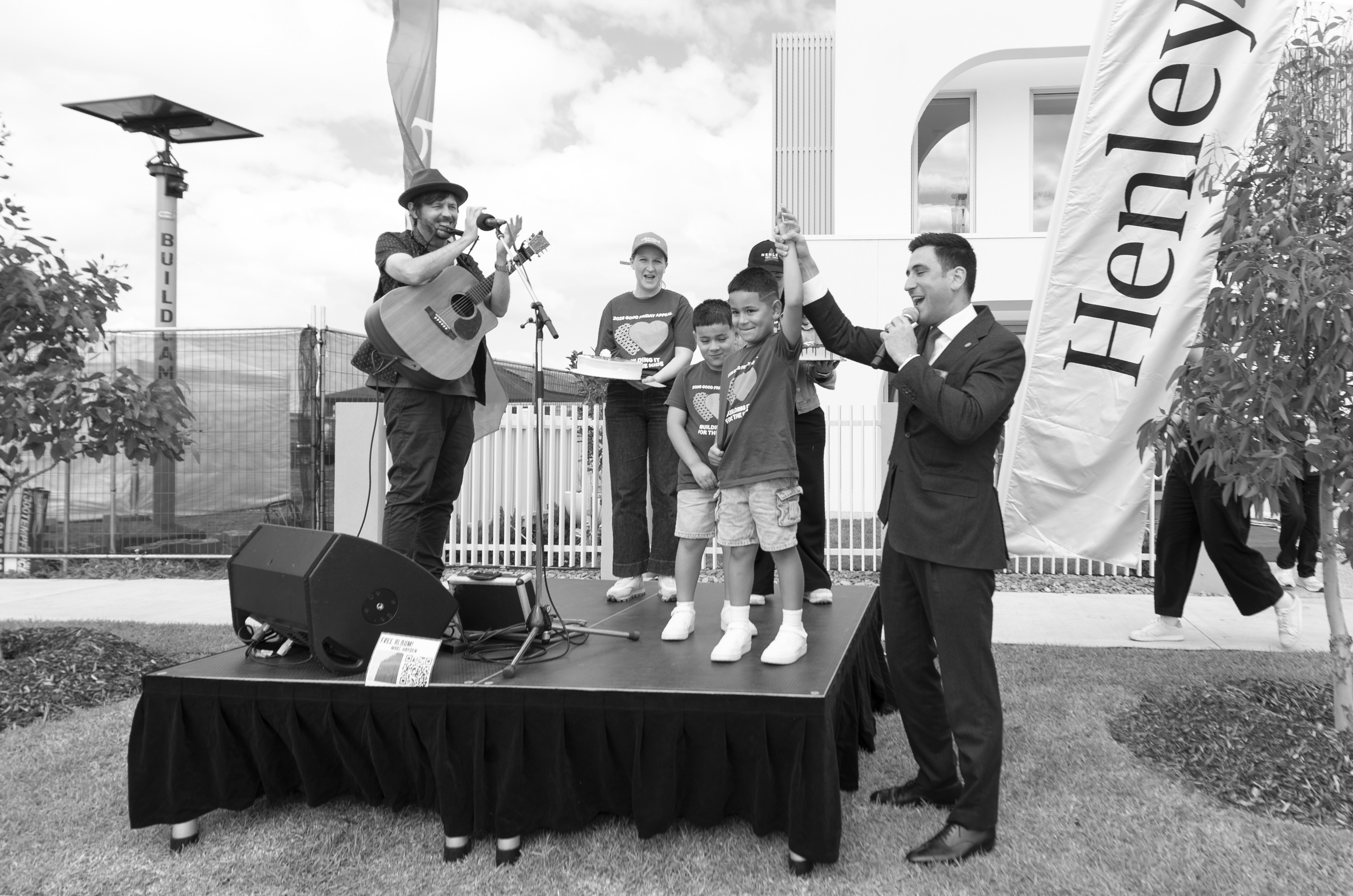 Charity fundraising auction at a Melbourne gala event